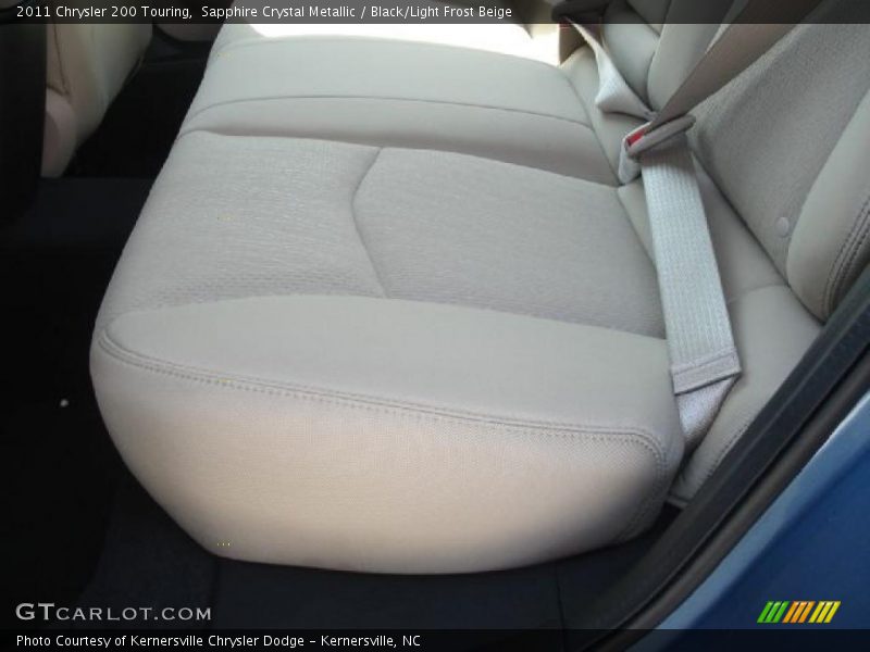 Sapphire Crystal Metallic / Black/Light Frost Beige 2011 Chrysler 200 Touring