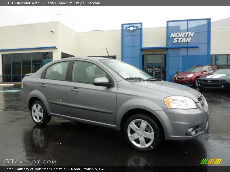 Medium Gray / Charcoal 2011 Chevrolet Aveo LT Sedan