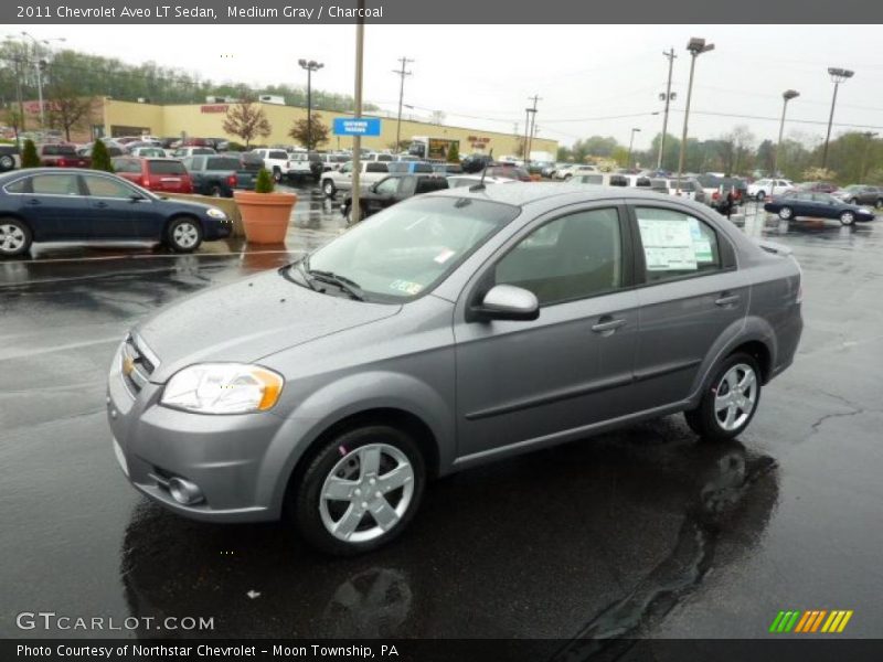 Medium Gray / Charcoal 2011 Chevrolet Aveo LT Sedan