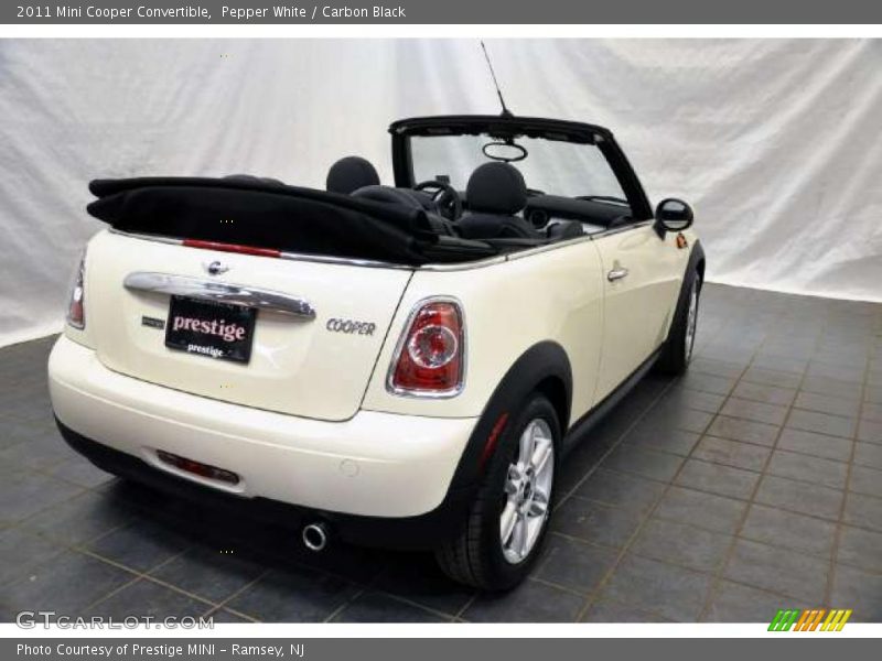 Pepper White / Carbon Black 2011 Mini Cooper Convertible