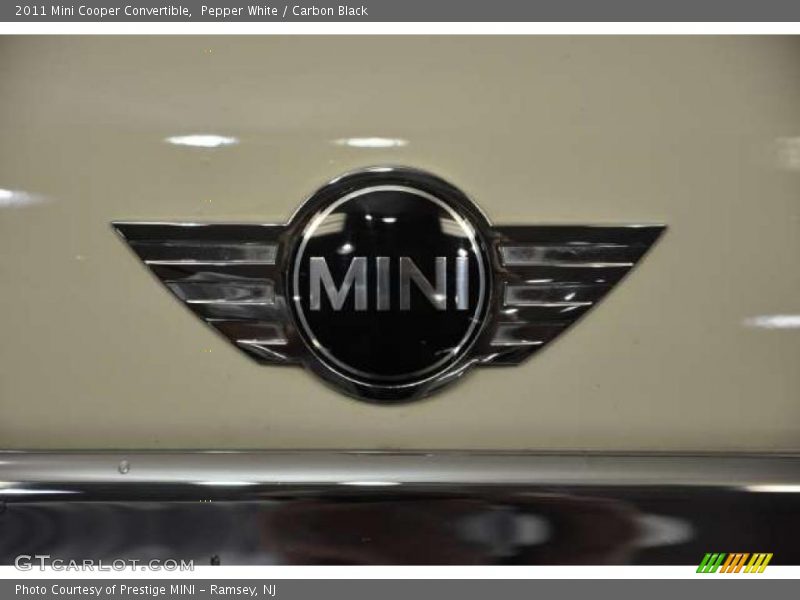 Pepper White / Carbon Black 2011 Mini Cooper Convertible