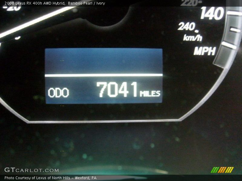 Bamboo Pearl / Ivory 2008 Lexus RX 400h AWD Hybrid