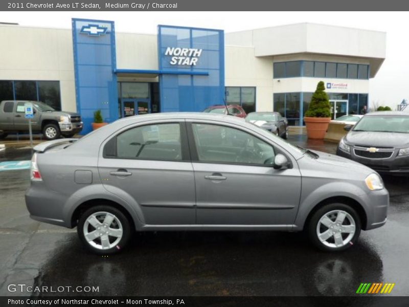 Medium Gray / Charcoal 2011 Chevrolet Aveo LT Sedan