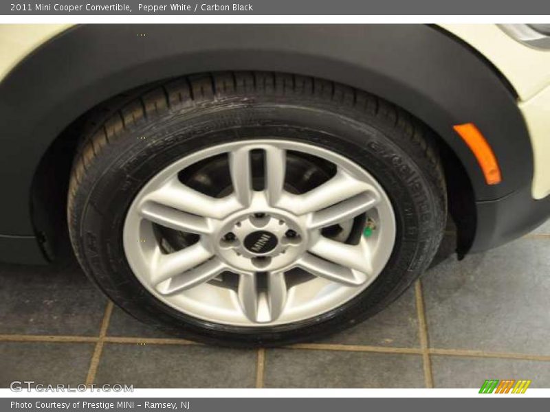 Pepper White / Carbon Black 2011 Mini Cooper Convertible