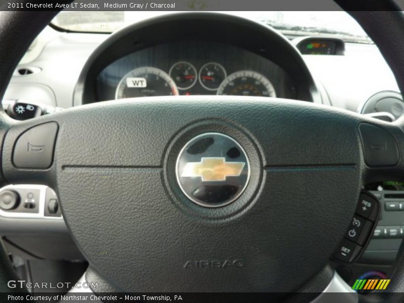 Medium Gray / Charcoal 2011 Chevrolet Aveo LT Sedan