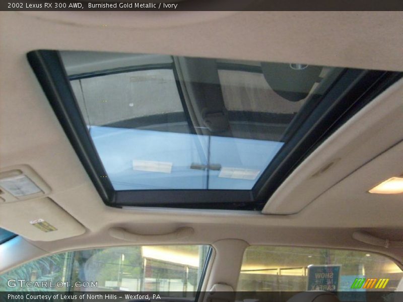 Burnished Gold Metallic / Ivory 2002 Lexus RX 300 AWD