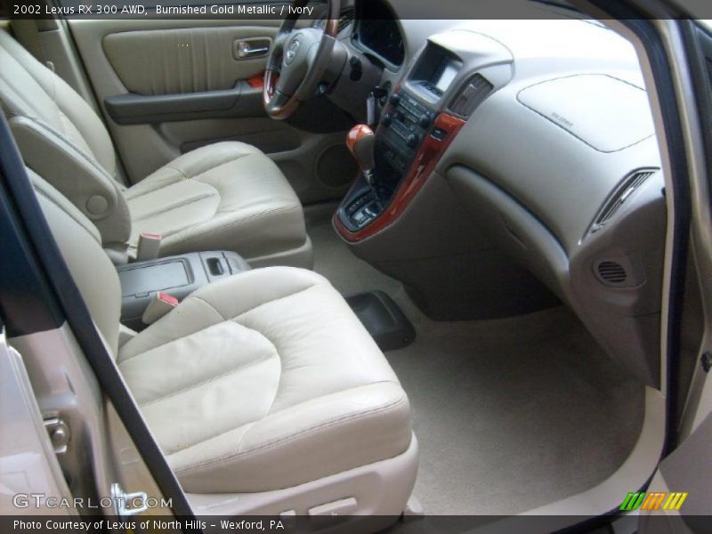 Burnished Gold Metallic / Ivory 2002 Lexus RX 300 AWD