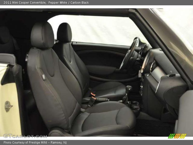 Pepper White / Carbon Black 2011 Mini Cooper Convertible