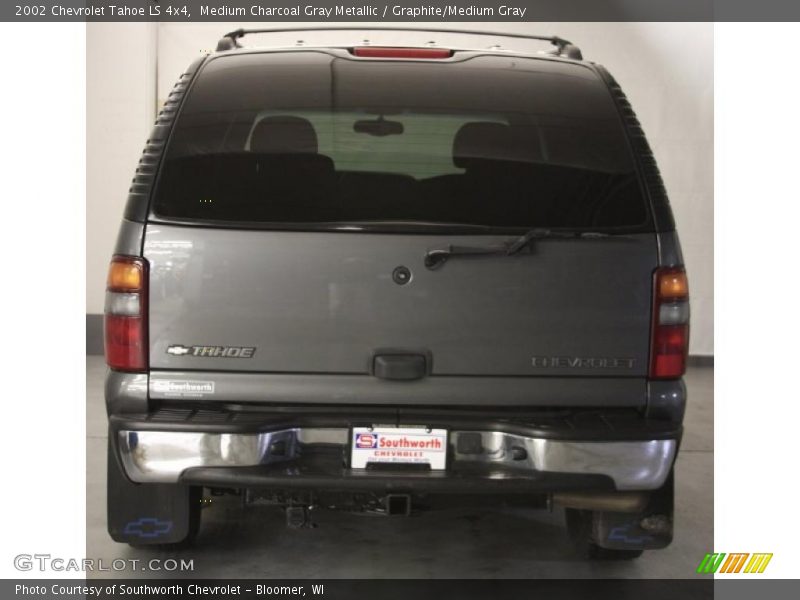 Medium Charcoal Gray Metallic / Graphite/Medium Gray 2002 Chevrolet Tahoe LS 4x4