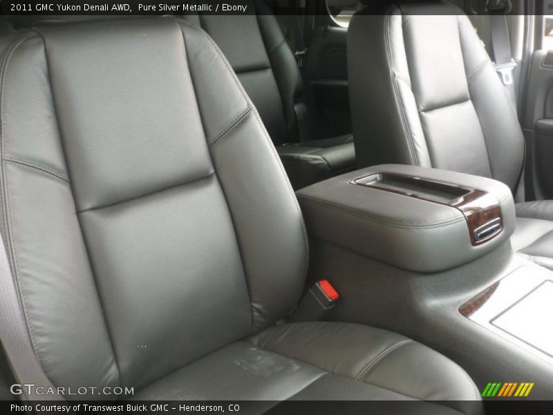 Pure Silver Metallic / Ebony 2011 GMC Yukon Denali AWD