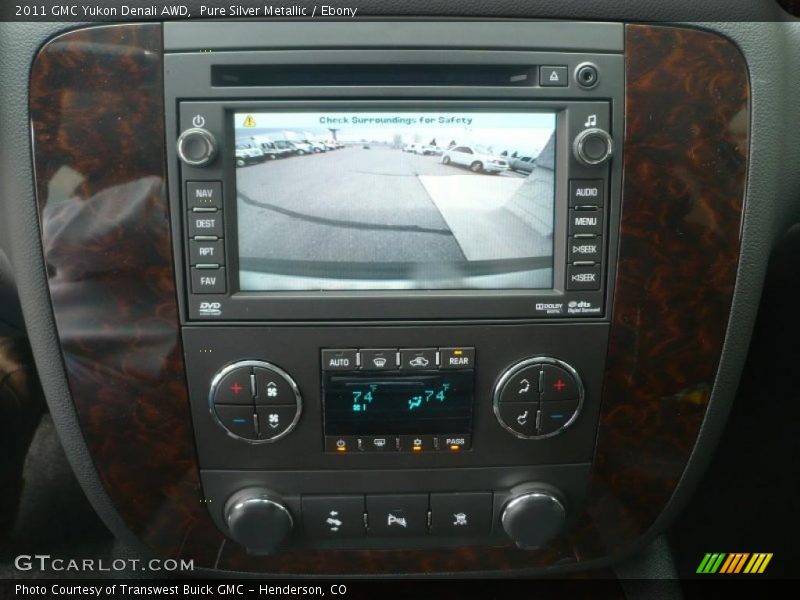 Pure Silver Metallic / Ebony 2011 GMC Yukon Denali AWD