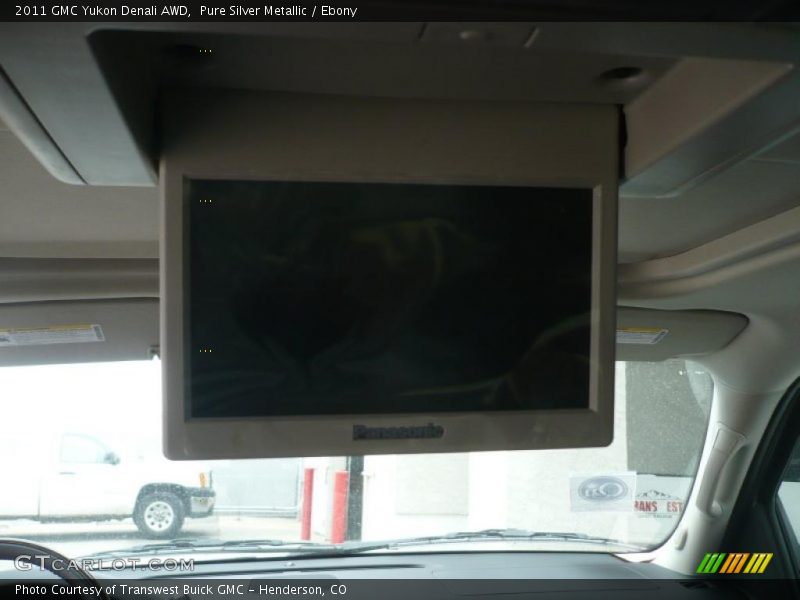 Pure Silver Metallic / Ebony 2011 GMC Yukon Denali AWD