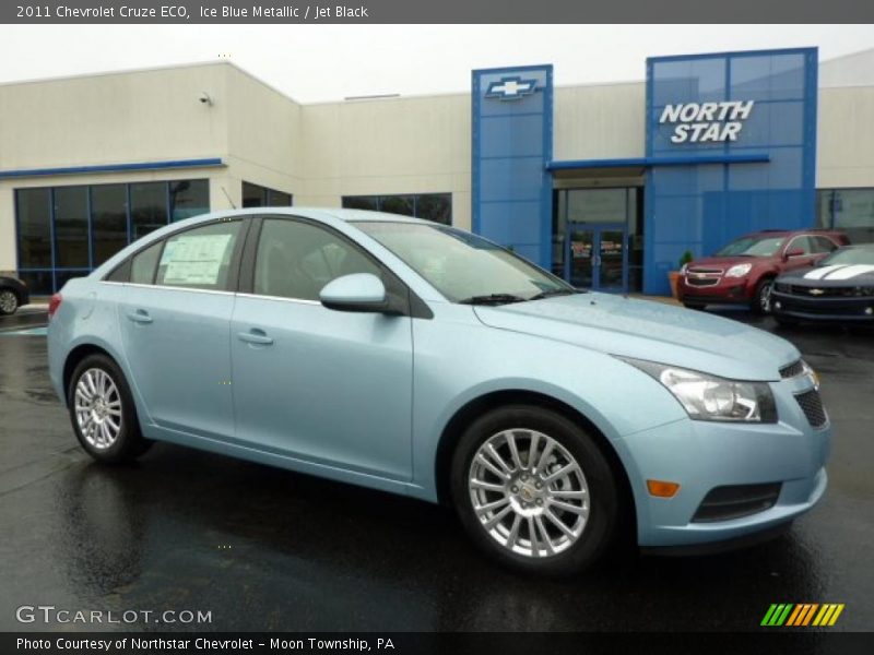 Ice Blue Metallic / Jet Black 2011 Chevrolet Cruze ECO