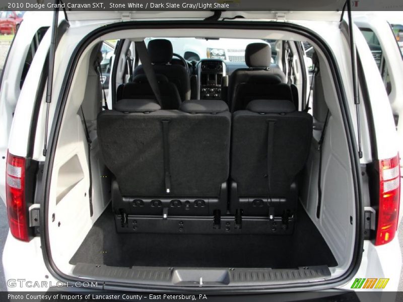 Stone White / Dark Slate Gray/Light Shale 2010 Dodge Grand Caravan SXT