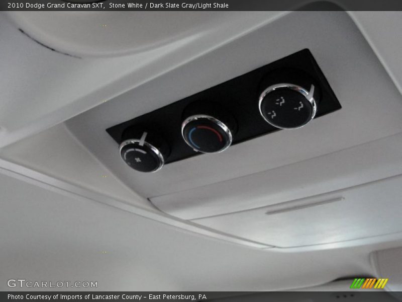 Stone White / Dark Slate Gray/Light Shale 2010 Dodge Grand Caravan SXT