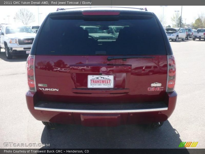 Red Jewel Tintcoat / Ebony 2011 GMC Yukon Denali AWD
