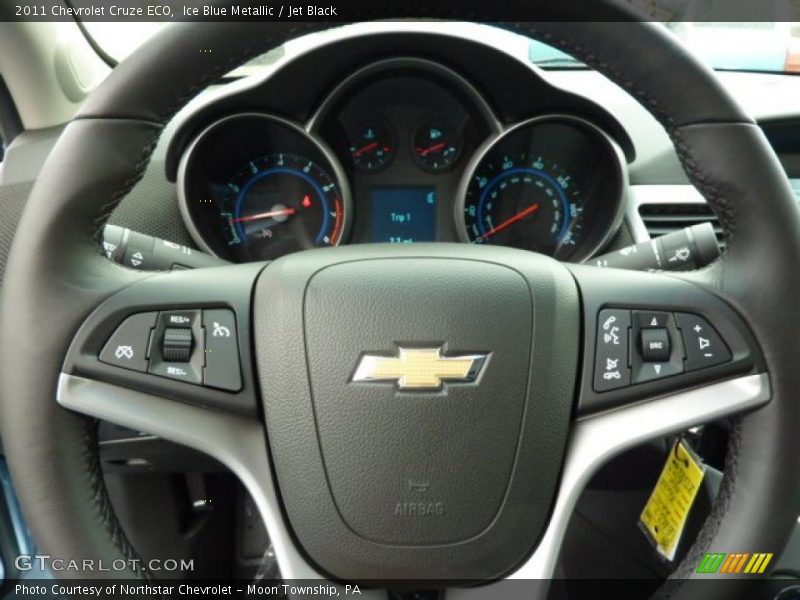 Ice Blue Metallic / Jet Black 2011 Chevrolet Cruze ECO