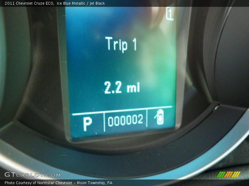 Ice Blue Metallic / Jet Black 2011 Chevrolet Cruze ECO