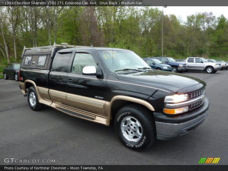 Onyx Black / Medium Oak 1999 Chevrolet Silverado 1500 Z71 Extended Cab 4x4