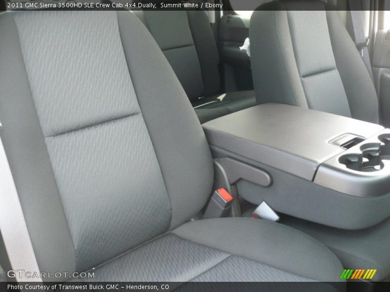 Summit White / Ebony 2011 GMC Sierra 3500HD SLE Crew Cab 4x4 Dually