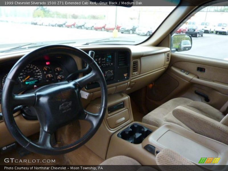 Medium Oak Interior - 1999 Silverado 1500 Z71 Extended Cab 4x4 