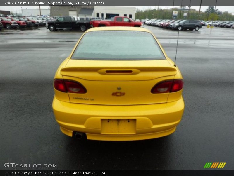 Yellow / Graphite 2002 Chevrolet Cavalier LS Sport Coupe