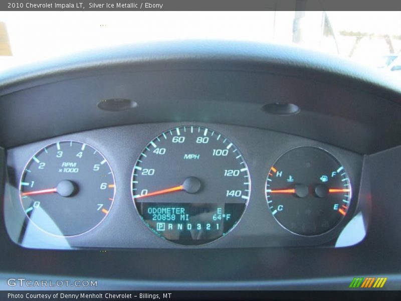 Silver Ice Metallic / Ebony 2010 Chevrolet Impala LT