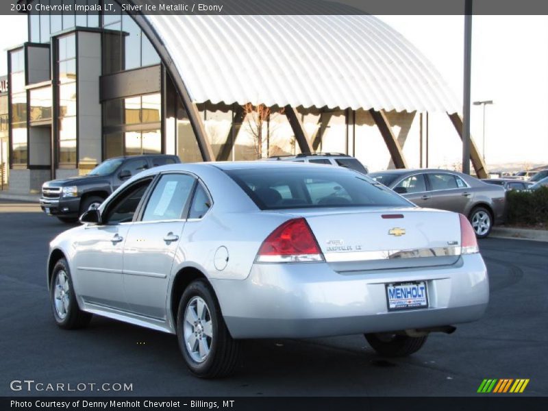 Silver Ice Metallic / Ebony 2010 Chevrolet Impala LT