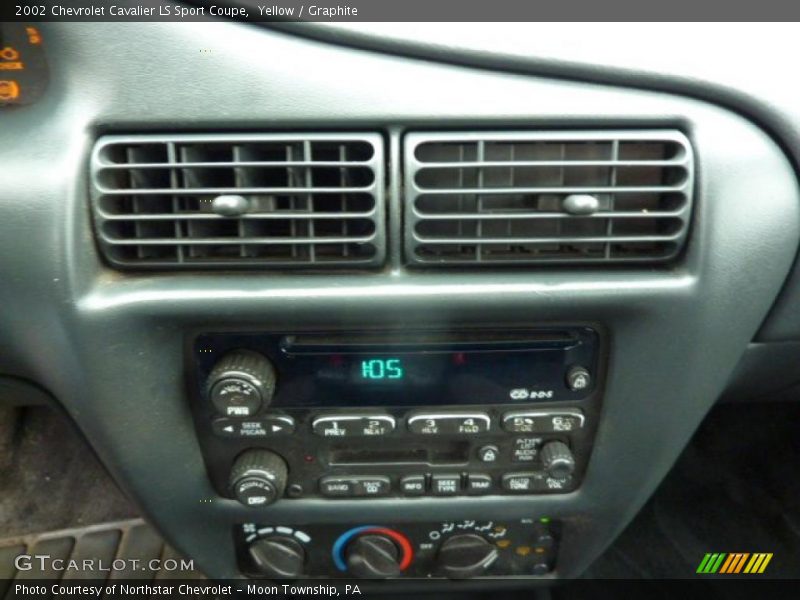 Controls of 2002 Cavalier LS Sport Coupe