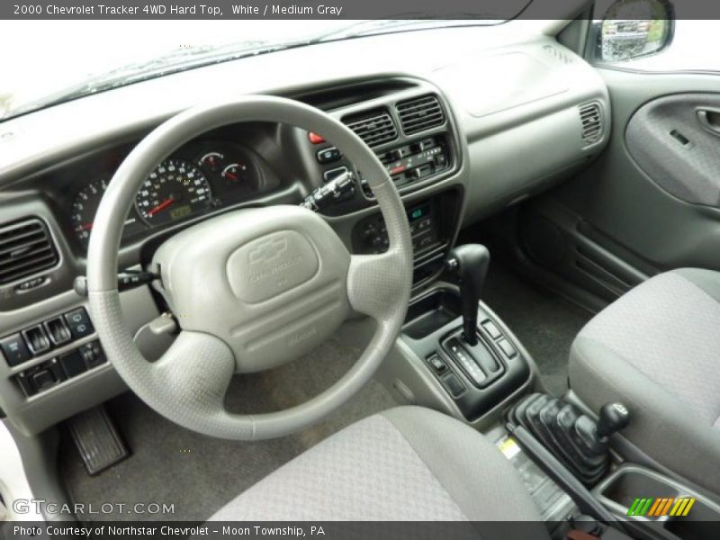 Medium Gray Interior - 2000 Tracker 4WD Hard Top 
