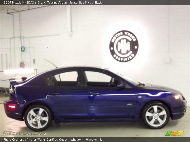 Strato Blue Mica / Black 2006 Mazda MAZDA3 s Grand Touring Sedan