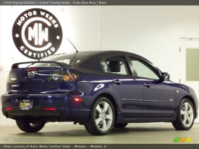 Strato Blue Mica / Black 2006 Mazda MAZDA3 s Grand Touring Sedan