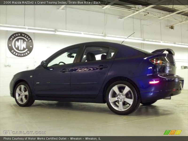 Strato Blue Mica / Black 2006 Mazda MAZDA3 s Grand Touring Sedan