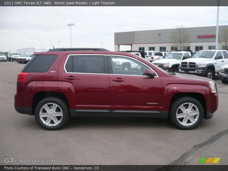 Merlot Jewel Metallic / Light Titanium 2011 GMC Terrain SLT AWD