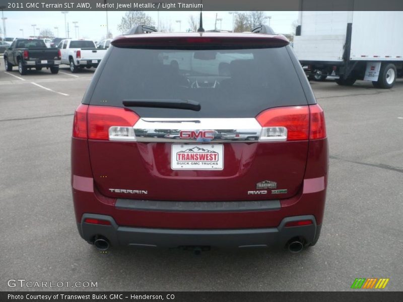 Merlot Jewel Metallic / Light Titanium 2011 GMC Terrain SLT AWD