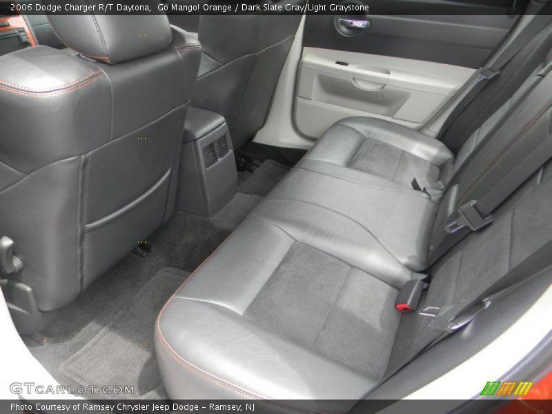 Go Mango! Orange / Dark Slate Gray/Light Graystone 2006 Dodge Charger R/T Daytona