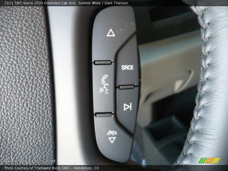 Summit White / Dark Titanium 2011 GMC Sierra 1500 Extended Cab 4x4