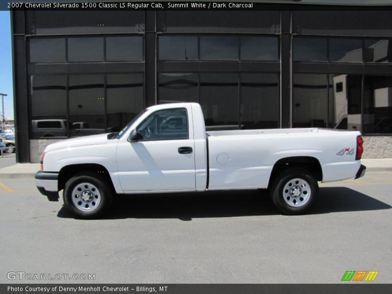 Summit White / Dark Charcoal 2007 Chevrolet Silverado 1500 Classic LS Regular Cab