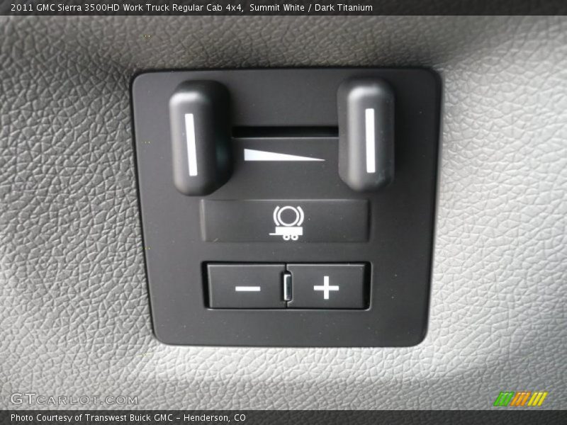 Summit White / Dark Titanium 2011 GMC Sierra 3500HD Work Truck Regular Cab 4x4