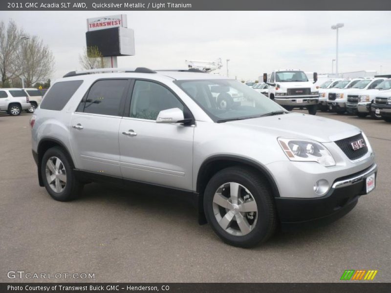 Quicksilver Metallic / Light Titanium 2011 GMC Acadia SLT AWD