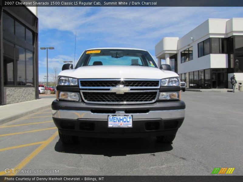 Summit White / Dark Charcoal 2007 Chevrolet Silverado 1500 Classic LS Regular Cab