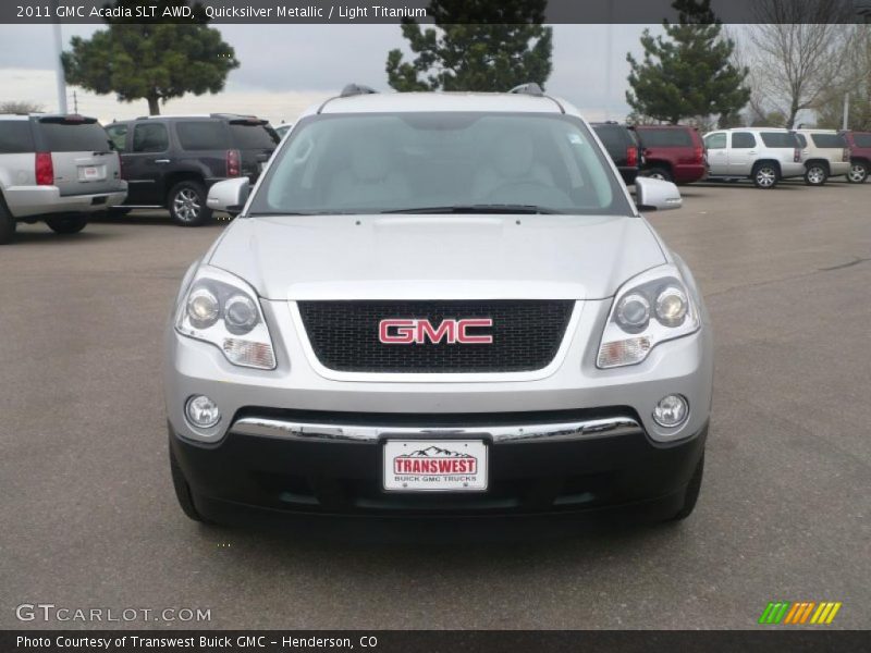 Quicksilver Metallic / Light Titanium 2011 GMC Acadia SLT AWD