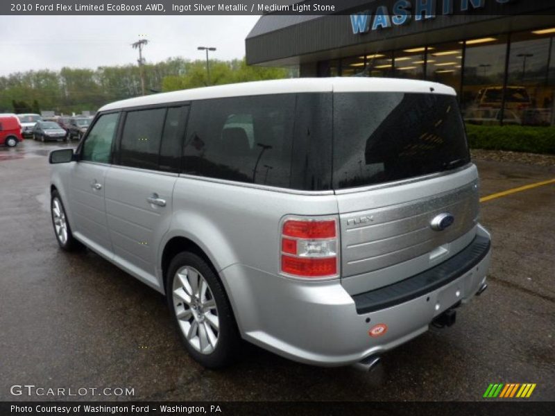 Ingot Silver Metallic / Medium Light Stone 2010 Ford Flex Limited EcoBoost AWD