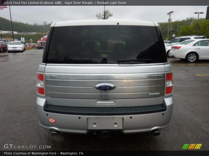 Ingot Silver Metallic / Medium Light Stone 2010 Ford Flex Limited EcoBoost AWD