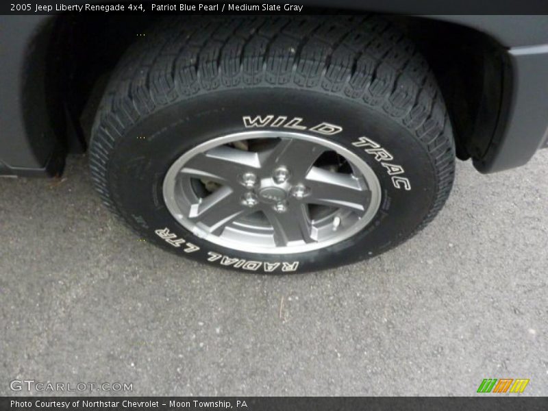 Patriot Blue Pearl / Medium Slate Gray 2005 Jeep Liberty Renegade 4x4