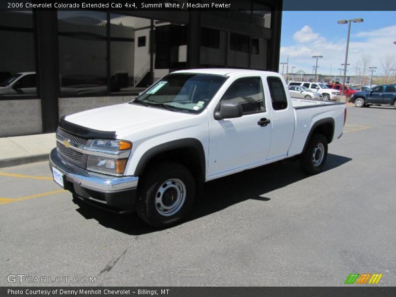 Summit White / Medium Pewter 2006 Chevrolet Colorado Extended Cab 4x4
