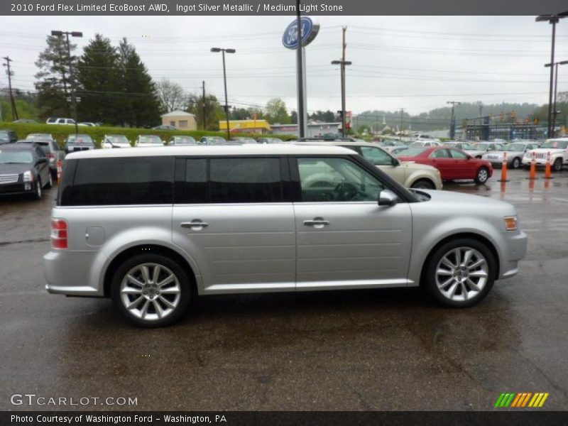 Ingot Silver Metallic / Medium Light Stone 2010 Ford Flex Limited EcoBoost AWD