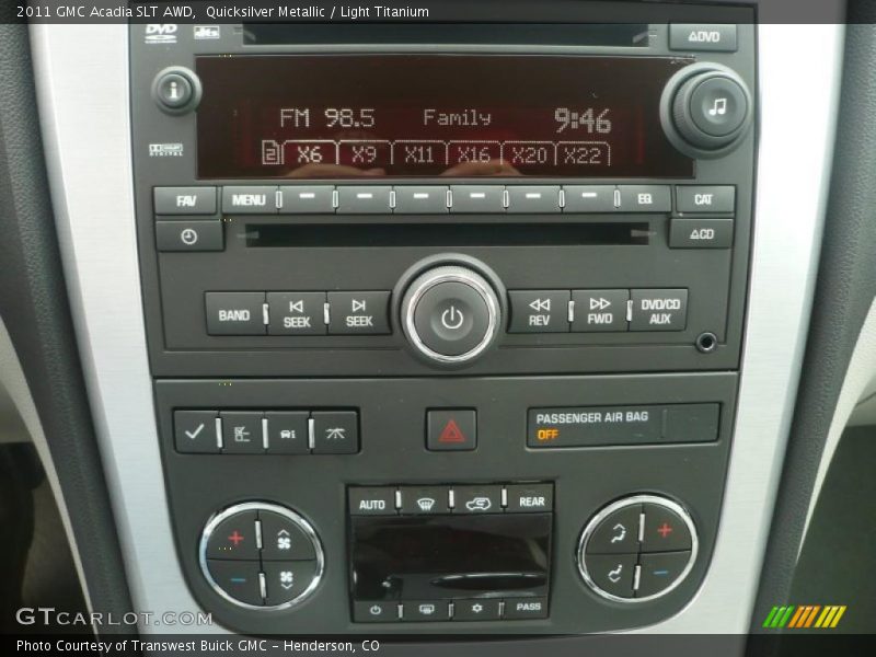 Quicksilver Metallic / Light Titanium 2011 GMC Acadia SLT AWD