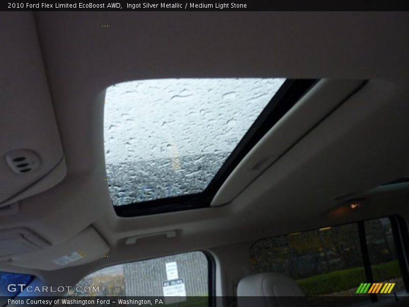 Ingot Silver Metallic / Medium Light Stone 2010 Ford Flex Limited EcoBoost AWD