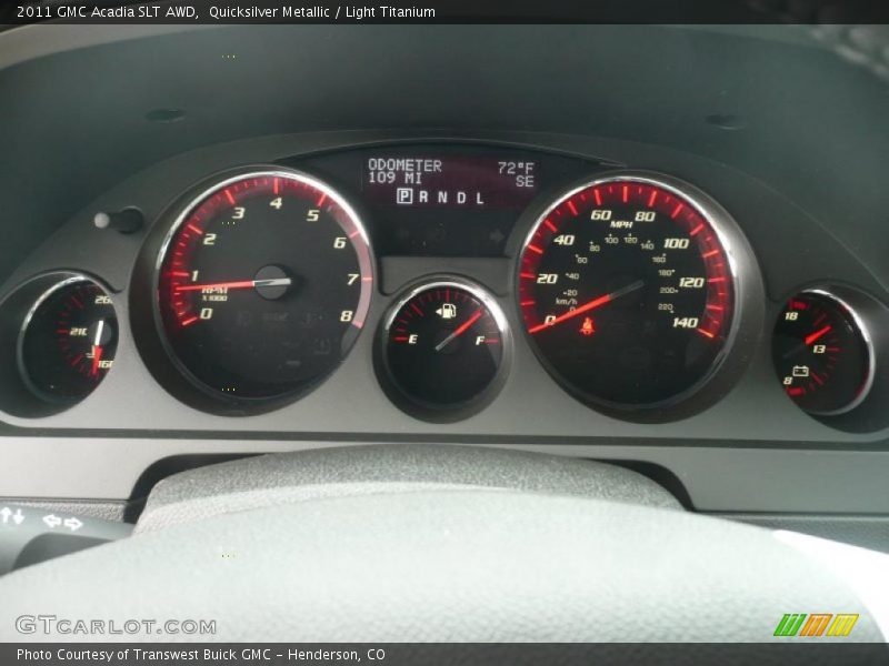 Quicksilver Metallic / Light Titanium 2011 GMC Acadia SLT AWD